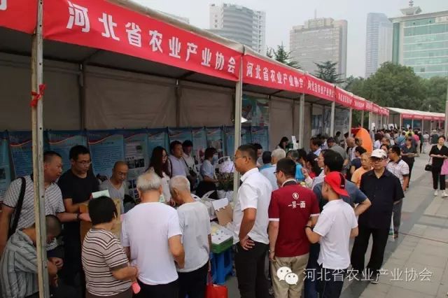 省農(nóng)業(yè)產(chǎn)業(yè)協(xié)會組織會員參加 “2016年全國科普日河北省主場活動”，受到歡迎